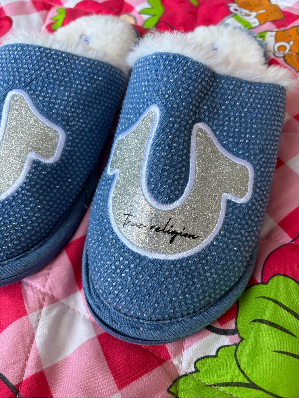 True Religion Rhinestone Slippers - Picture 5 of 12